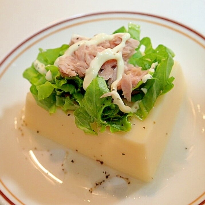グリーンリーフとツナの洋風卵豆腐 レシピ 作り方 By ぷ みぃまま 楽天レシピ グリーンリーフとツナの洋風卵豆腐 レシピ 作り方 By ぷ みぃまま 楽天レシピ